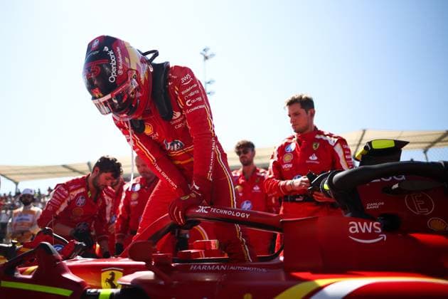 55 Carlos Sainz ESP, Scuderia Ferrari HP , F1 Grand Prix of USA at Circuit of The Americas on October 20, 2024 in Austin, United States of America Photo by HOCH ZWEI Austin United States of America