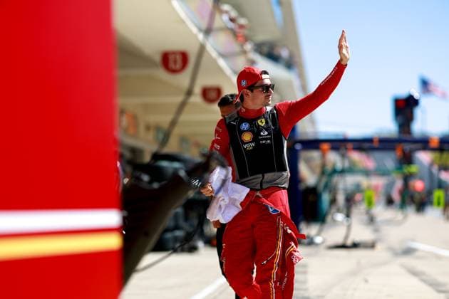 16 Charles Leclerc MCO, Scuderia Ferrari HP , F1 Grand Prix of USA at Circuit of The Americas on October 20, 2024 in Austin, United States of America Photo by HOCH ZWEI Austin United States of America