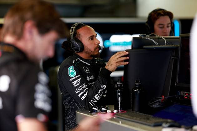 44 Lewis Hamilton GBR, Mercedes AMG Petronas F1 Team , F1 Grand Prix of USA at Circuit of The Americas on October 20, 2024 in Austin, United States of America Photo by HOCH ZWEI Austin United States of America
