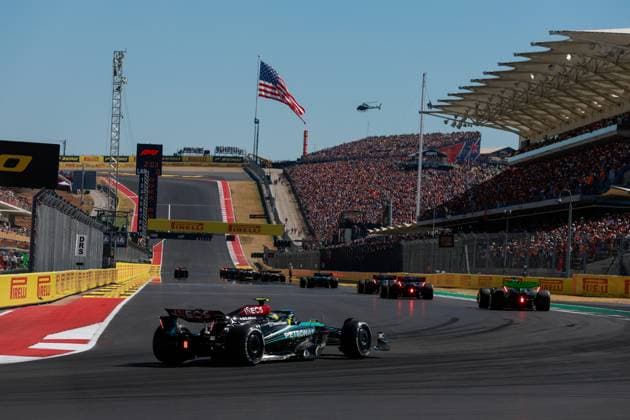 44 Lewis Hamilton GBR, Mercedes AMG Petronas F1 Team , F1 Grand Prix of USA at Circuit of The Americas on October 20, 2024 in Austin, United States of America Photo by HOCH ZWEI Austin United States of America