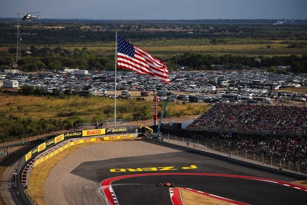 55 Carlos Sainz ESP, Scuderia Ferrari HP , F1 Grand Prix of USA at Circuit of The Americas on October 20, 2024 in Austin, United States of America Photo by HOCH ZWEI Austin United States of America
