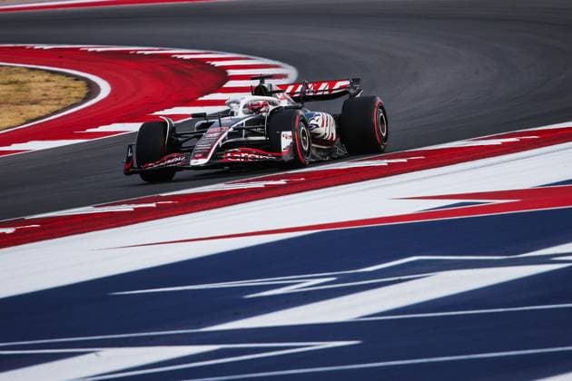 20 Kevin Magnussen DNK, MoneyGram Haas F1 , F1 Grand Prix of USA at Circuit of The Americas on October 20, 2024 in Austin, United States of America Photo by HOCH ZWEI Austin United States of America