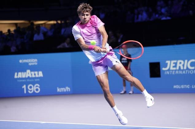 TENNIS - ATP, Tennis Herren Erste Bank Open VIENNA,AUSTRIA,21.OCT.24 - TENNIS - ATP World Tour, Erste Bank Open. Image shows Flavio Cobolli (ITA).  GEPAxpictures xWalterxLuger
