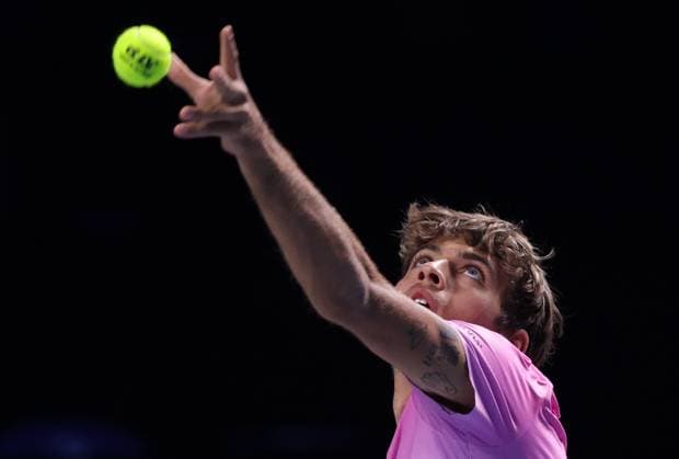 TENNIS - ATP, Tennis Herren Erste Bank Open VIENNA,AUSTRIA,21.OCT.24 - TENNIS - ATP World Tour, Erste Bank Open. Image shows Flavio Cobolli (ITA).  GEPAxpictures xWalterxLuger