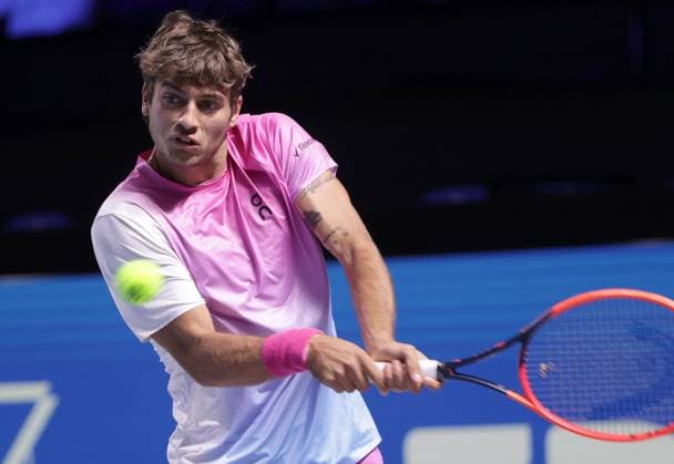 TENNIS - ATP, Tennis Herren Erste Bank Open VIENNA,AUSTRIA,21.OCT.24 - TENNIS - ATP World Tour, Erste Bank Open. Image shows Flavio Cobolli (ITA).  GEPAxpictures xWalterxLuger