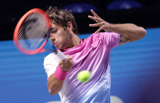 TENNIS - ATP, Tennis Herren Erste Bank Open VIENNA,AUSTRIA,21.OCT.24 - TENNIS - ATP World Tour, Erste Bank Open. Image shows Flavio Cobolli (ITA).  GEPAxpictures xWalterxLuger