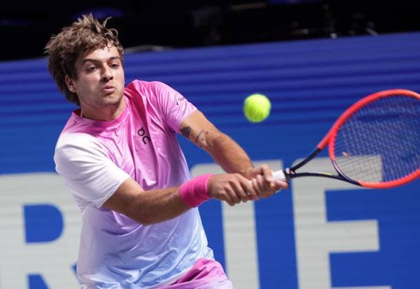 TENNIS - ATP, Tennis Herren Erste Bank Open VIENNA,AUSTRIA,21.OCT.24 - TENNIS - ATP World Tour, Erste Bank Open. Image shows Flavio Cobolli (ITA).  GEPAxpictures xWalterxLuger