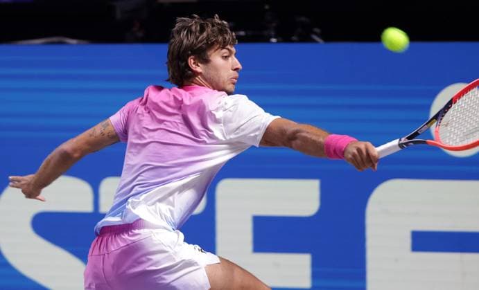 TENNIS - ATP, Tennis Herren Erste Bank Open VIENNA,AUSTRIA,21.OCT.24 - TENNIS - ATP World Tour, Erste Bank Open. Image shows Flavio Cobolli (ITA).  GEPAxpictures xWalterxLuger