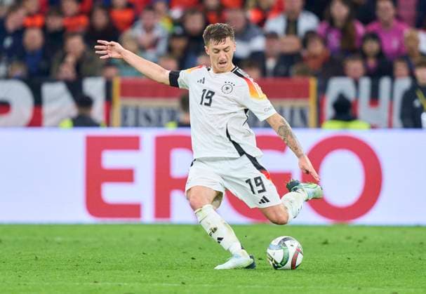 Angelo Stiller, DFB 19 in the UEFA Nations League 2024 match GERMANY - NETHERLANDS 1-0 in Season 2024 2025 at Oct 14, 2024 in Munich, Germany.