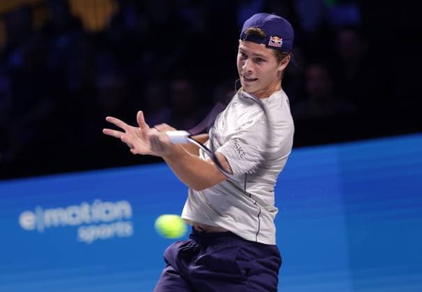 TENNIS - ATP, Tennis Herren Erste Bank Open VIENNA,AUSTRIA,21.OCT.24 - TENNIS - ATP World Tour, Erste Bank Open. Image shows Joel Schwaerzler (AUT).  GEPAxpictures xWalterxLuger