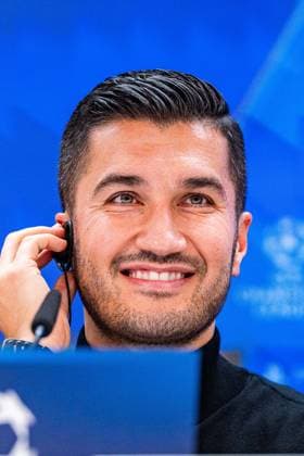 21 10 2024, Press conference before Real Madrid vs Borussia Dortmund, UEFA Champions League, Matchday 3 Nuri Sahin and Julian Brandt at the Borussia Dortmund press conference Copyright: xBahhoxKarax