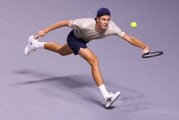 Joel Schwaerzler AUT Tennis ERSTE BANK OPEN 2024 ATP 500 Stadthalle Vienna Austria 21 October 2024 Copyright: xJuergenxHasenkopfx