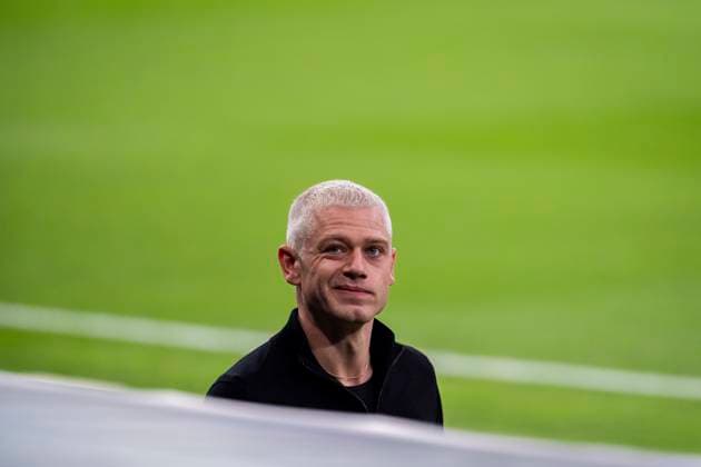 Champions League 2024 25 League Phase MD3: Borussia Dortmund Training Session and press conference, PK, Pressekonferenz Julian Ryerson of Borussia Dortmund seen walking on the pitch during Borussia Dortmund Training Session and Press Conference ahead of the Champions League 2024 25 League Phase MD3 football match against Real Madrid at Estadio Santiago Bernabeu on October 21, 2024 in Madrid, Spain. Madrid Estadio Santiago Bernabeu Madrid Spain Copyright: xAlbertoxGardinx AGardin_20241021_Football_Champions_Borussia_Dortmund_PC_055