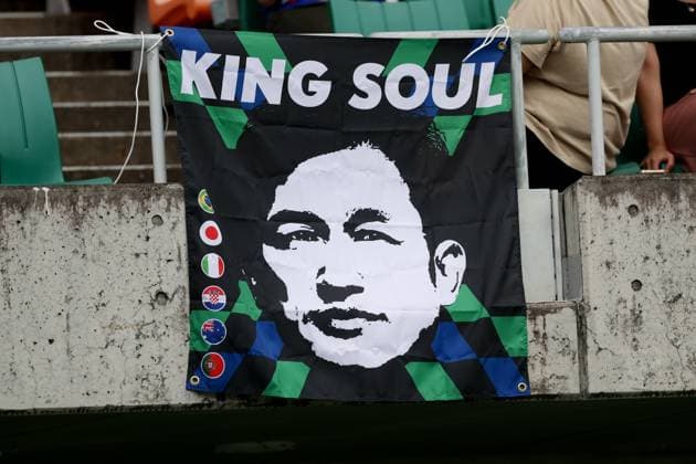 Kazuyoshi Miura (), OCTOBER 19, 2024 - Japan Football League 2024 match between Honda FC 2-1 ATLETICO SUZUKA at Ecopa Stadium in Shizuoka, Japan. Noxthirdxpartyxsales  (270705555)