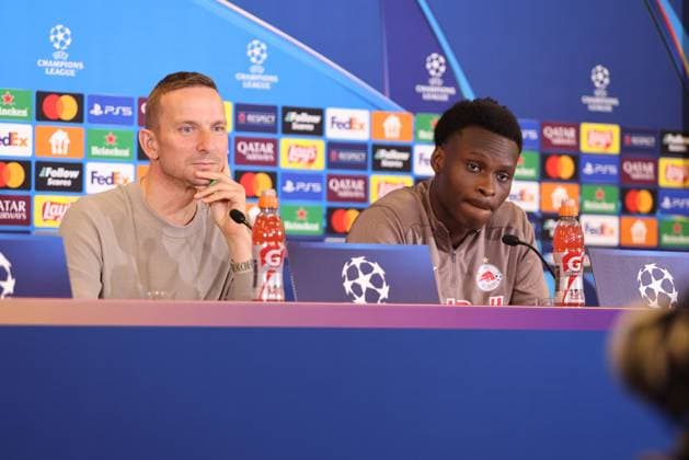 Football, CL, RB Salzburg, Press conference