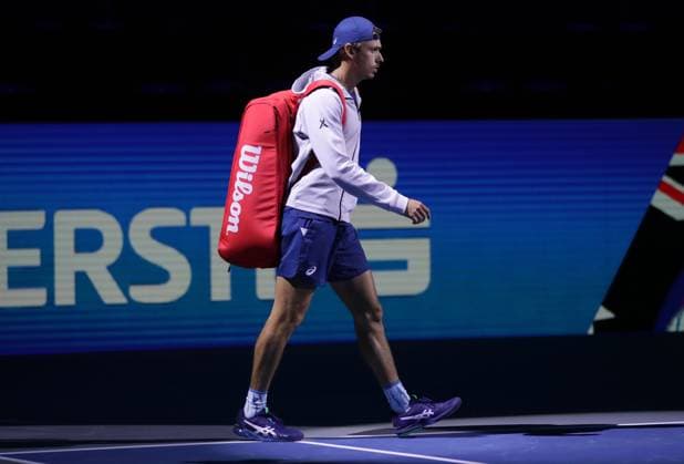 TENNIS - ATP, Tennis Herren Erste Bank Open VIENNA,AUSTRIA,22.OCT.24 - TENNIS - ATP World Tour, Erste Bank Open. Image shows Alex de Minaur (AUS).  GEPAxpictures xWalterxLuger