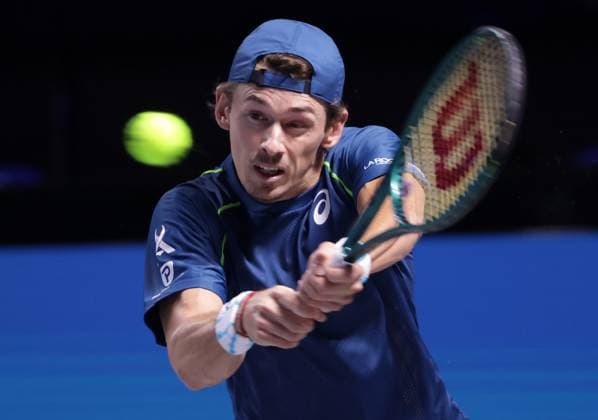 TENNIS - ATP, Tennis Herren Erste Bank Open VIENNA,AUSTRIA,22.OCT.24 - TENNIS - ATP World Tour, Erste Bank Open. Image shows Alex de Minaur (AUS).  GEPAxpictures xWalterxLuger