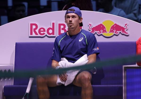 TENNIS - ATP, Tennis Herren Erste Bank Open VIENNA,AUSTRIA,22.OCT.24 - TENNIS - ATP World Tour, Erste Bank Open. Image shows Alex de Minaur (AUS).  GEPAxpictures xWalterxLuger