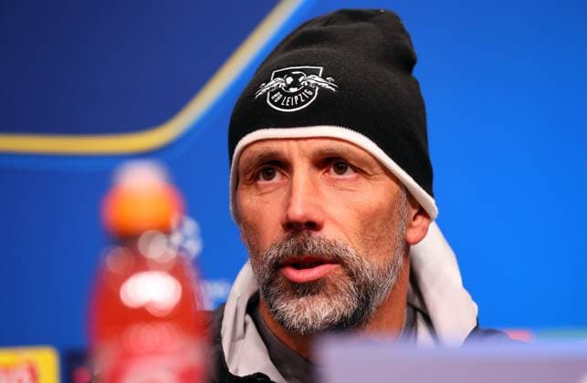 Football, CL, RB Leipzig, Press conference