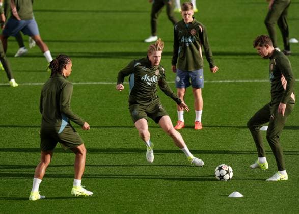 Football, CL, Manchester City, Training