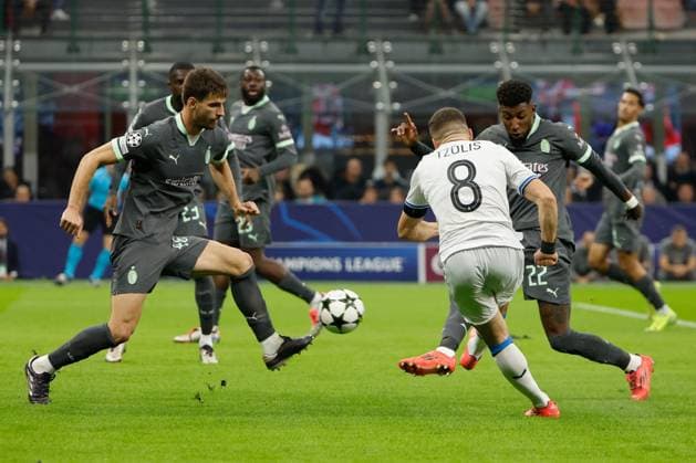 Football, CL, AC Milan - FC Brugge