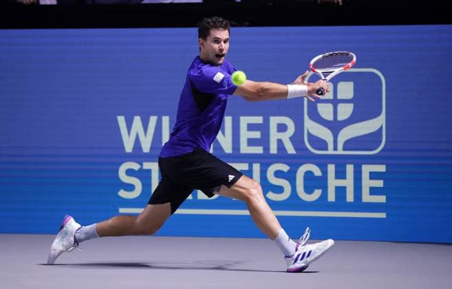 TENNIS - ATP, Tennis Herren Erste Bank Open VIENNA,AUSTRIA,22.OCT.24 - TENNIS - ATP World Tour, Erste Bank Open. Image shows Dominic Thiem (AUT).  GEPAxpictures xWalterxLuger