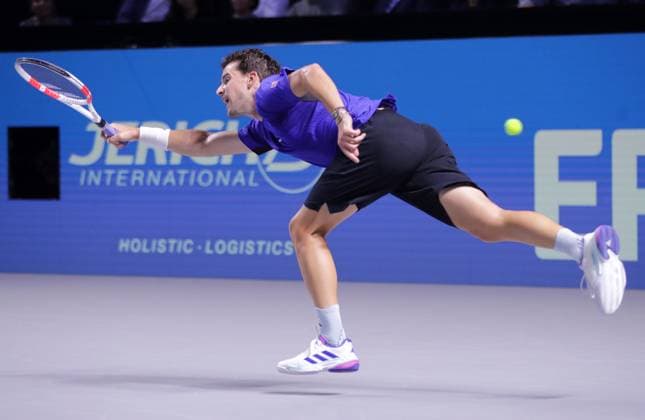 TENNIS - ATP, Tennis Herren Erste Bank Open VIENNA,AUSTRIA,22.OCT.24 - TENNIS - ATP World Tour, Erste Bank Open. Image shows Dominic Thiem (AUT).  GEPAxpictures xWalterxLuger