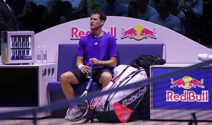 TENNIS - ATP, Tennis Herren Erste Bank Open VIENNA,AUSTRIA,22.OCT.24 - TENNIS - ATP World Tour, Erste Bank Open. Image shows Dominic Thiem (AUT).  GEPAxpictures xWalterxLuger