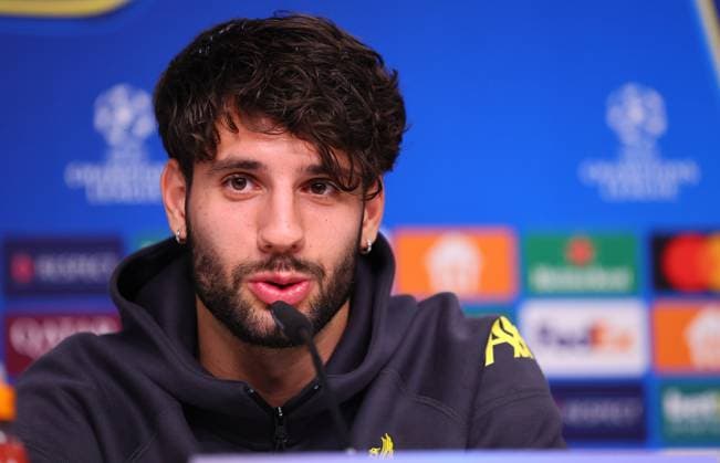 Liverpool FC Press Conference Champions League Leipzig, 22 10 2024, Red Bull Arena, Football, UEFA Champions League, Matchday 1, RB LEIPZIG vs FC LIVERPOOL on 23 10 2024 , Press Conference Liverpool FC , In the picture Dominik Szoboszlai Liverpool Player , Picture Point