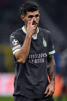 Mg Milano 22 10 2024 - Champions League Milan-Club Brugge foto Matteo Gribaudi Image nella foto: Christian Pulisic 