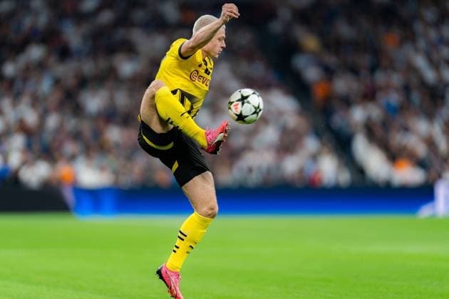 22 10 2024, Real Madrid vs Borussia Dortmund, UEFA Champions League, Matchday 3 Julian Ryerson Borussia Dortmund, 26 Copyright: xBahhoxKarax