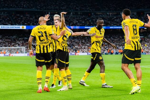 22 10 2024, Real Madrid vs Borussia Dortmund, UEFA Champions League, Matchday 3 Goal for 0 1 by Donyell Malen Borussia Dortmund, 21 Copyright: xBahhoxKarax