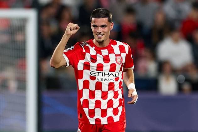 Girona, Spain, October 22nd 2024: during the UEFA Champions League football match between Girona FC and SK Slovan Bratislava at the Montilivi Stadium in Girona, Spain (Judit Cartiel SPP) Copyright: xJuditxCartielx xSPPx spp-en-JuCaSp-JUCA7457