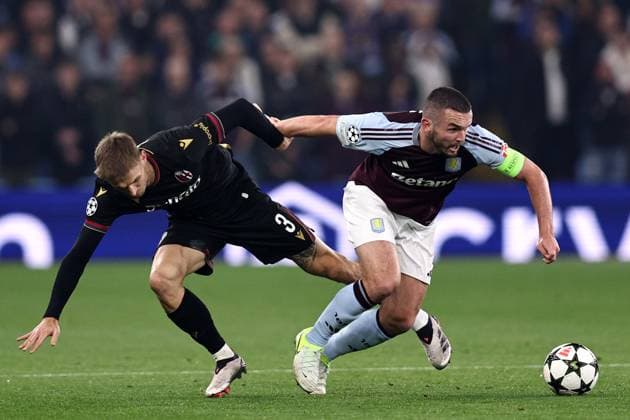 Birmingham (Inghilterra) 22 10 2024 - Champions League Aston Villa-Bologna foto Image nella foto: John McGinn-Stefan Posch 