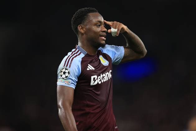 Fußball UEFA Champions League League-Phase Aston Villa gegen Bologna 22. Oktober 2024 UEFA Champions League League-Phase Aston Villa gegen Bologna Jhon Duran von Aston Villa Foto Simon Stacpoole Abseits Birmingham UK  Copyright: xSimonxStacpoolexOffside