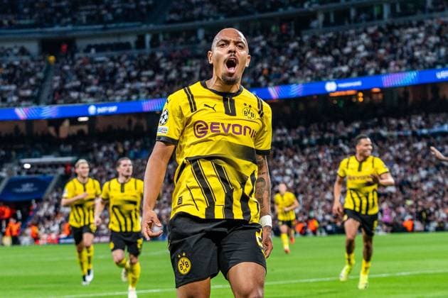 22 10 2024, Real Madrid vs Borussia Dortmund, UEFA Champions League, Matchday 3 Goal for 0 1 by Donyell Malen Borussia Dortmund, 21 Copyright: xBahhoxKarax