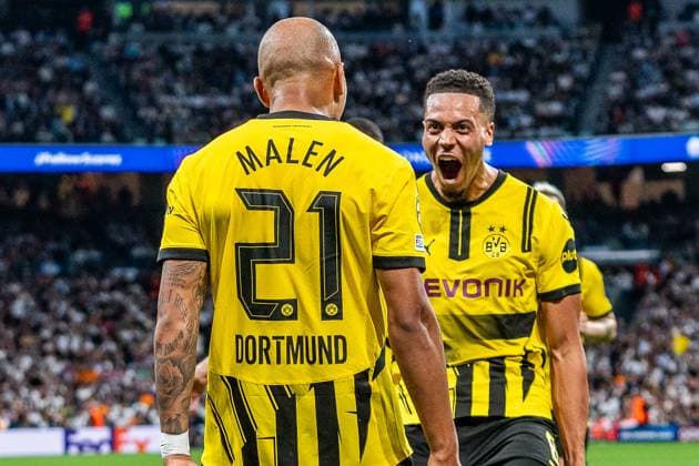 22 10 2024, Real Madrid vs Borussia Dortmund, UEFA Champions League, Matchday 3 Goal for 0 1 by Donyell Malen Borussia Dortmund, 21 Copyright: xBahhoxKarax