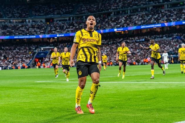 22 10 2024, Real Madrid vs Borussia Dortmund, UEFA Champions League, Matchday 3 Goal for 0 1 by Donyell Malen Borussia Dortmund, 21 Copyright: xBahhoxKarax