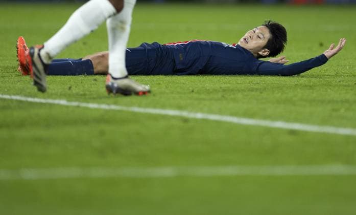PARIS - Kang-in Lee of Paris Saint-Germain during the UEFA Champions League match between Paris Saint Germain and PSV Eindhoven at Parc des Princes on Oct. 22, 2024 in Paris, France. ANP ROBIN VAN LONKHUIJSEN UEFA Champions League 2024 25 xVIxANPxSportx xxANPxIVx 511578197 originalFilename: 511578197.jpg