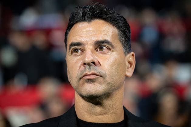 Head Coach Michel Sanchez Girona FC looks on during a UEFA Champions League match between Girona FC and Slovan Bratislava at Estadi Municipal de Montilivi in Girona, Girona, Spain, on October 22 2024 Photo by Felipe Mondino Copyright: x@FELIPExMONDINOx