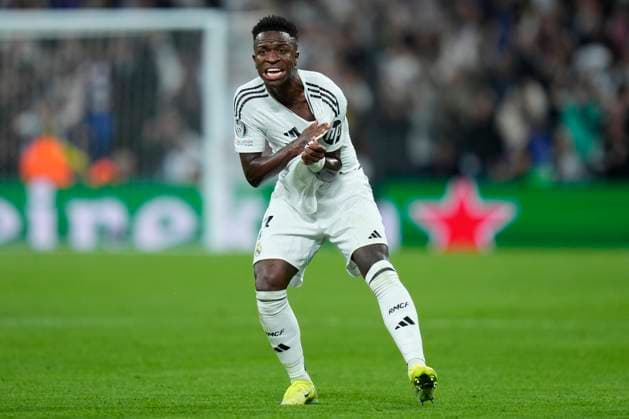 ESP: Real Madrid v Borussia Dortmund. UEFA Champions League. Date 3 Vinicius Junior of Real Madrid CF during the UEFA Champions League match between Real Madrid and Borussia Dortmund played at Santiago Bernabeu Stadium on October 22, 2024 in Madrid, Spain. kpng Copyright: xCesarxCebollax xPRESSINPHOTOx PS_241022_RMA_BOR_650
