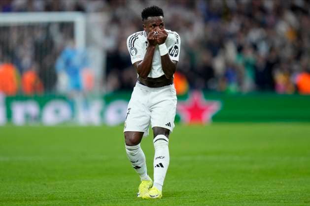 ESP: Real Madrid v Borussia Dortmund. UEFA Champions League. Date 3 Vinicius Junior of Real Madrid CF during the UEFA Champions League match between Real Madrid and Borussia Dortmund played at Santiago Bernabeu Stadium on October 22, 2024 in Madrid, Spain. kpng Copyright: xCesarxCebollax xPRESSINPHOTOx PS_241022_RMA_BOR_651