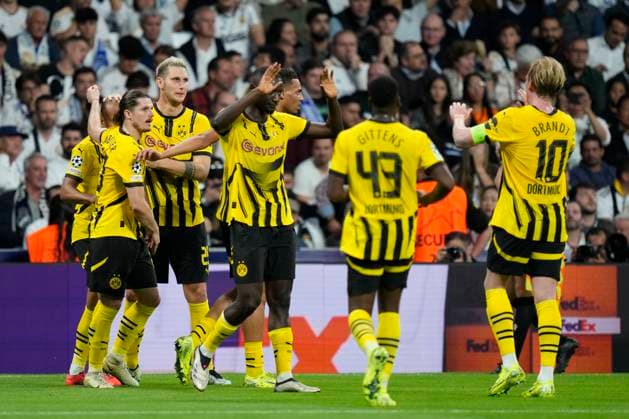 ESP: Real Madrid v Borussia Dortmund. UEFA Champions League. Date 3 Donyell Malen of Borussia Dortmund during the UEFA Champions League match between Real Madrid and Borussia Dortmund played at Santiago Bernabeu Stadium on October 22, 2024 in Madrid, Spain. kpng Copyright: xCesarxCebollax xPRESSINPHOTOx PS_241022_RMA_BOR_642