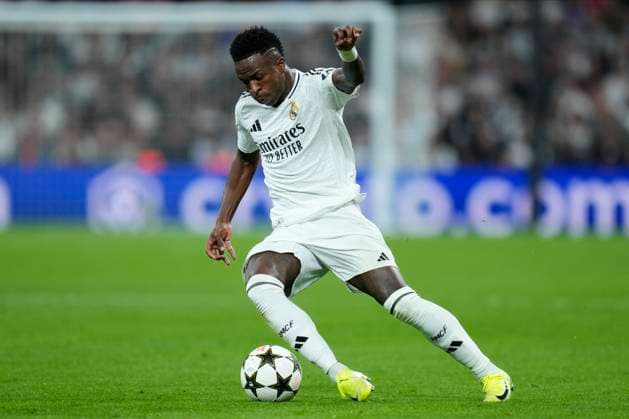 ESP: Real Madrid v Borussia Dortmund. UEFA Champions League. Date 3 Vinicius Junior of Real Madrid CF during the UEFA Champions League match between Real Madrid and Borussia Dortmund played at Santiago Bernabeu Stadium on October 22, 2024 in Madrid, Spain. kpng Copyright: xCesarxCebollax xPRESSINPHOTOx PS_241022_RMA_BOR_644