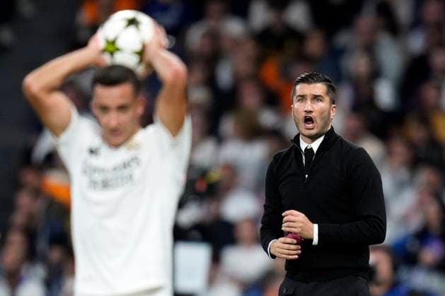 ESP: Real Madrid v Borussia Dortmund. UEFA Champions League. Date 3 Borussia Dortmund head coach Nuri Sahin during the UEFA Champions League match between Real Madrid and Borussia Dortmund played at Santiago Bernabeu Stadium on October 22, 2024 in Madrid, Spain. kpng Copyright: xCesarxCebollax xPRESSINPHOTOx PS_241022_RMA_BOR_639