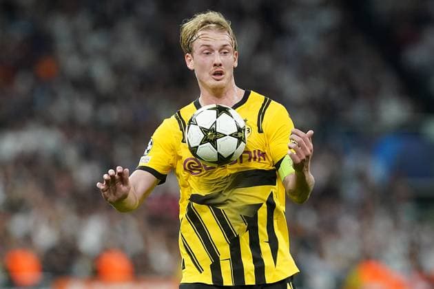 Borussia Dortmund s Julian Brandt during Champions League 2024 2025 match. October 22,2024. (20241022397)
