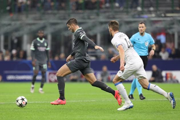 October 22, 2024, Milan, Lombardy, Italy: ALVARO MORATA of AC MILAN during Matchday 3 of 8 of the UEFA Champions League 2024 2025 between AC MILAN and CLUB BRUGGE at San Siro in Milan, Italy Milan Italy - ZUMAc179 20241022_zep_c179_095 Copyright: xMickaelxChavetx