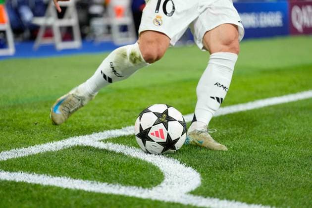 October 22, 2024, Madrid, Madrid, SPAIN: Illustration, ball of the match during the UEFA Champions League 2024 25 League Phase MD3 match between Real Madrid CF and Borussia Dortmund at Estadio Santiago Bernabeu on October 22, 2024, in Madrid, Spain. Madrid SPAIN - ZUMA.F. 20241022_zaa_a181_161 Copyright: xOscarxJ.xBarrosox