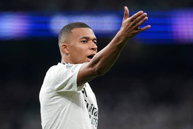 Champions League - Real Madrid v Borussia Dortmund Real Madrid CF s Kylian Mbappe during Champions League match Real Madrid v Borussia Dortmund on October 22, 2024 in Madrid, Spain. Photo by Acero AlterPhotos ABACAPRESS.COM Madrid Spain  Copyright: xAcero AlterPhotos ABACAx