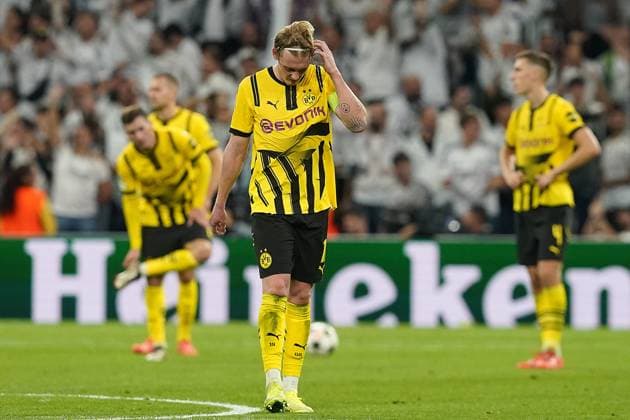 Champions League - Real Madrid v Borussia Dortmund Borussia Dortmund s Julian Brandt dejected during Champions League match Real Madrid v Borussia Dortmund on October 22, 2024 in Madrid, Spain. Photo by Acero AlterPhotos ABACAPRESS.COM Madrid Spain  Copyright: xAcero AlterPhotos ABACAx